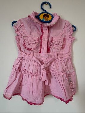Disney Baby Pink Piglet Ruffle Dress 6 Months